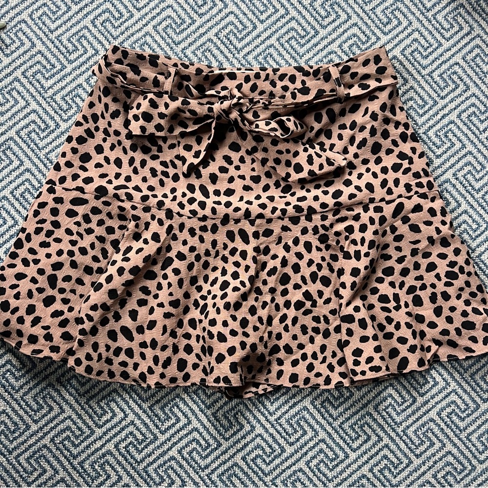 Barely worn! Gather and Grace cheetah print skort.